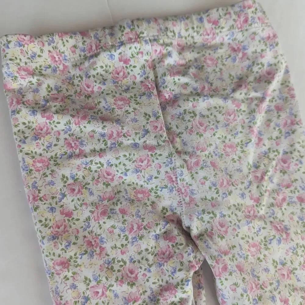 Ralph Lauren Pants 18m Pink Floral Classic Preppy Basic Everyday